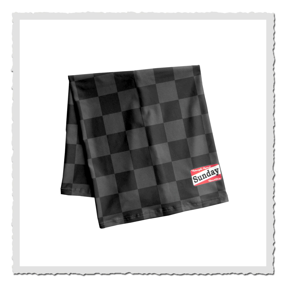 Schlauchtuch damier black