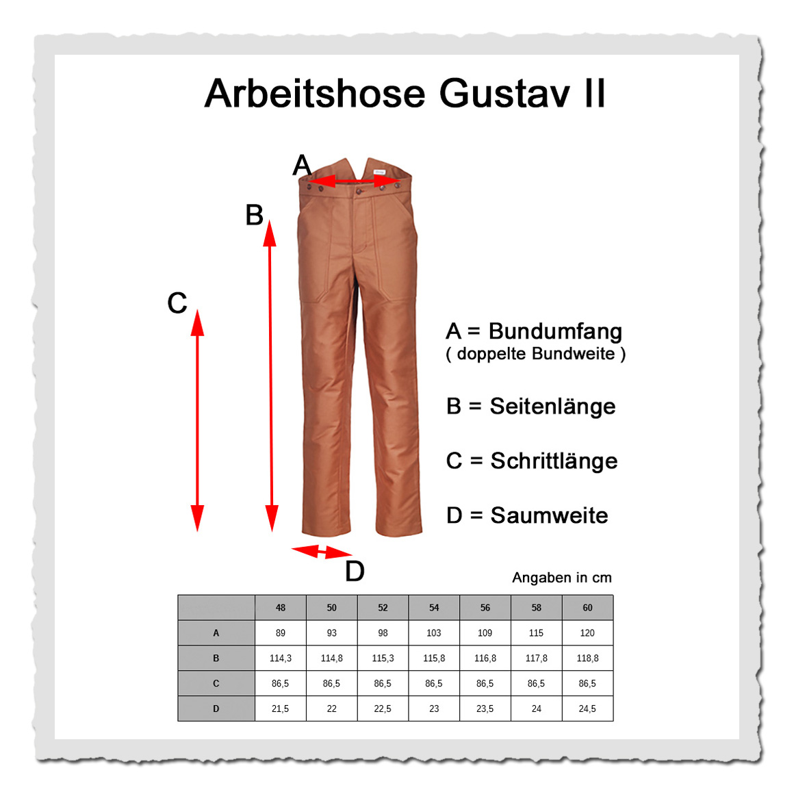 Arbeiterhose Gustav II entenbraun