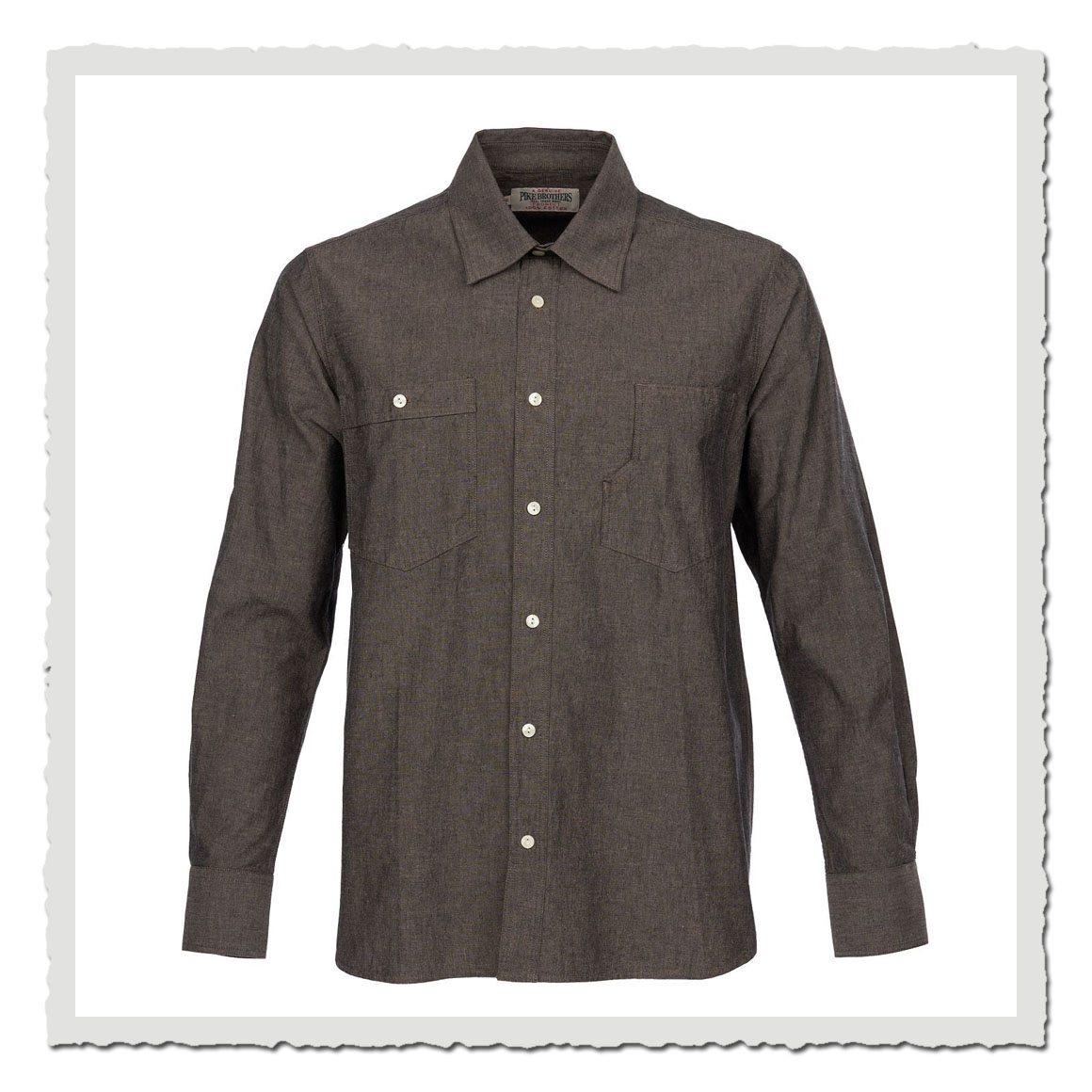 1937 Roamer Shirt charcoal grey