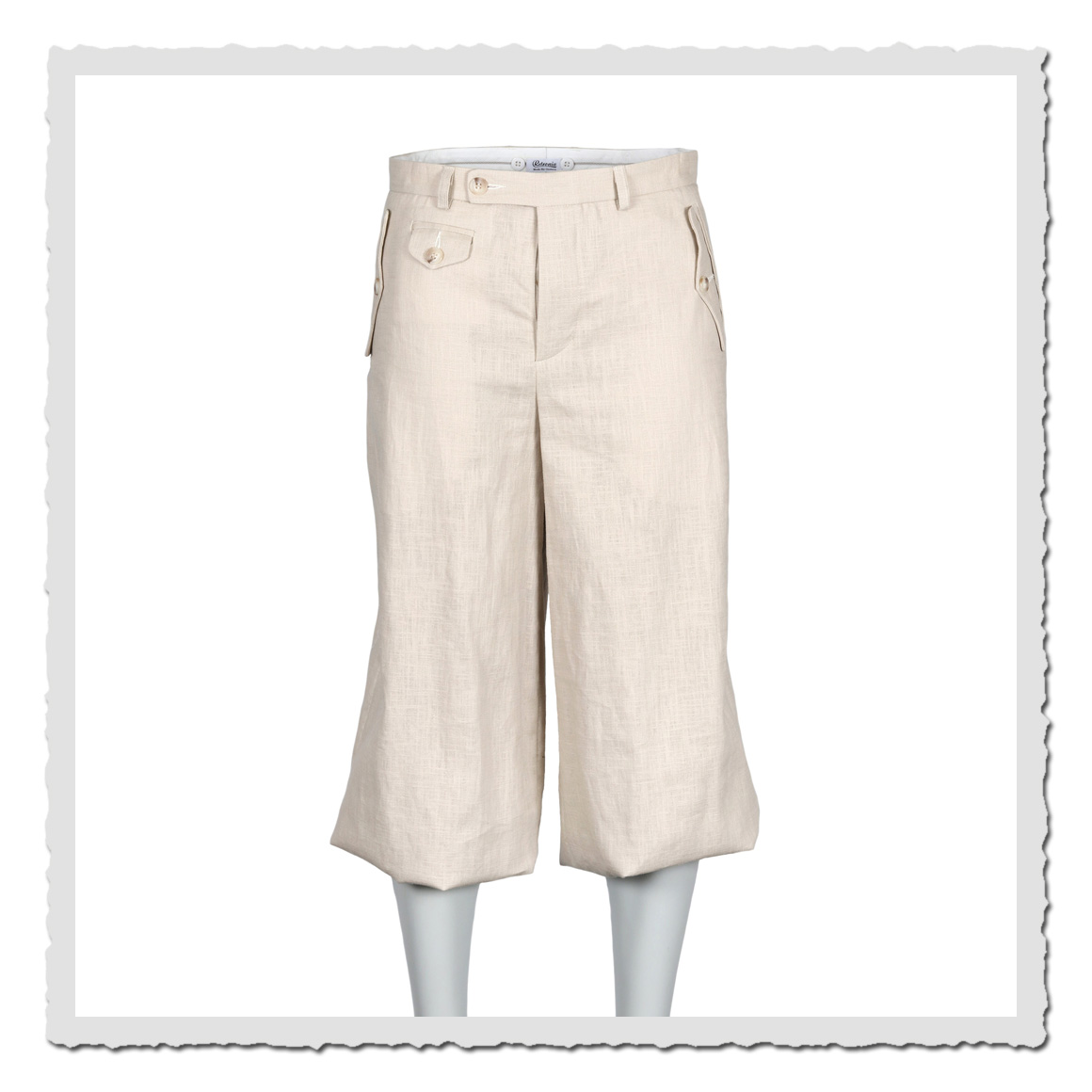 Knickerbocker-Hose Paul im Stoff Ecru