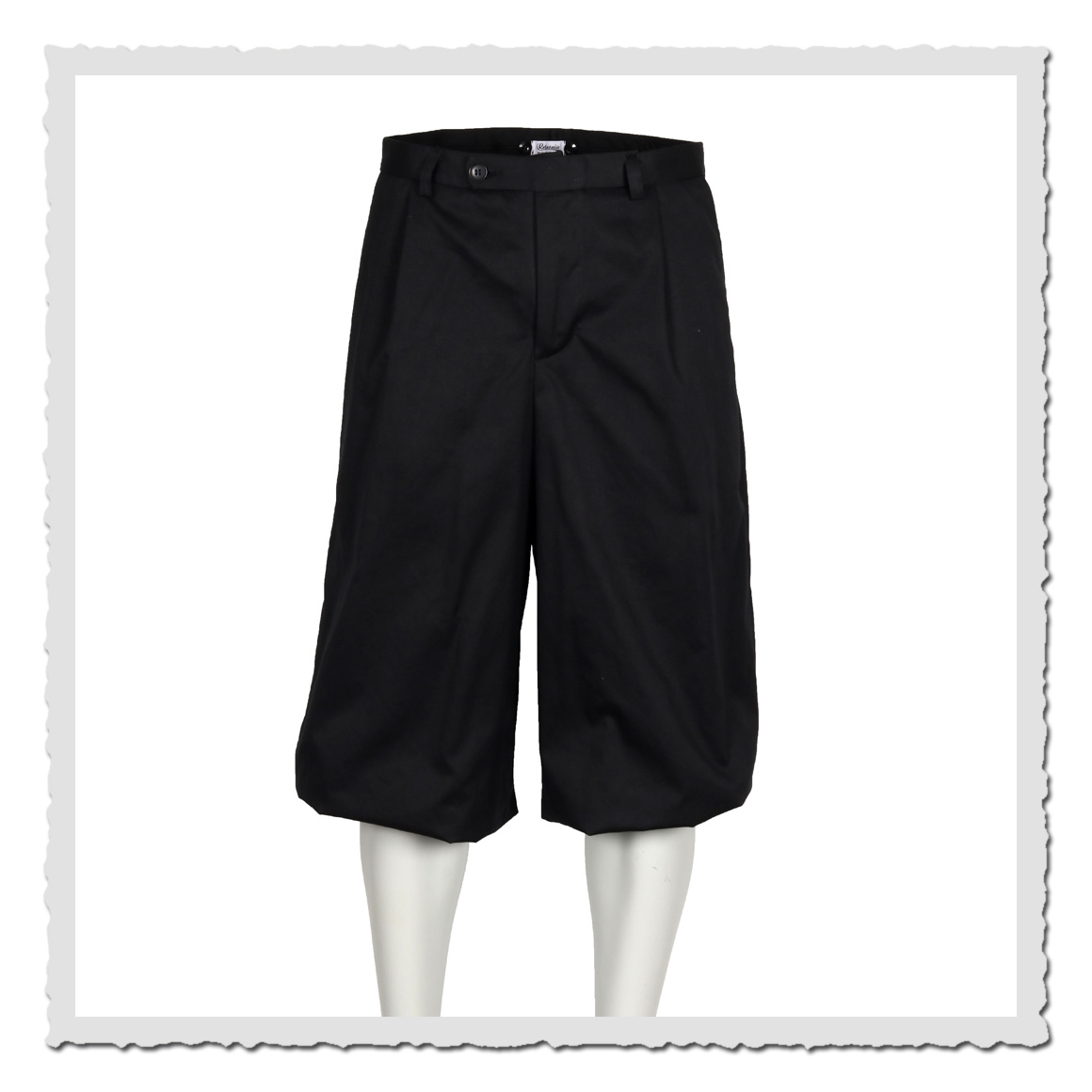 Retronia Knickerbocker Friedrich coal black – schwarze Retro-Hose für Herren, ideal für Golf & Oldtimer