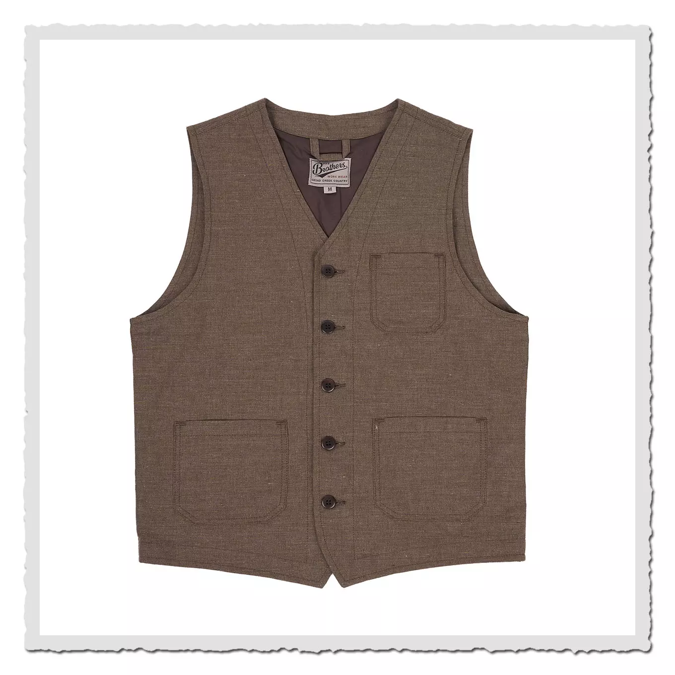 1937 Roamer Vest Raymond brown