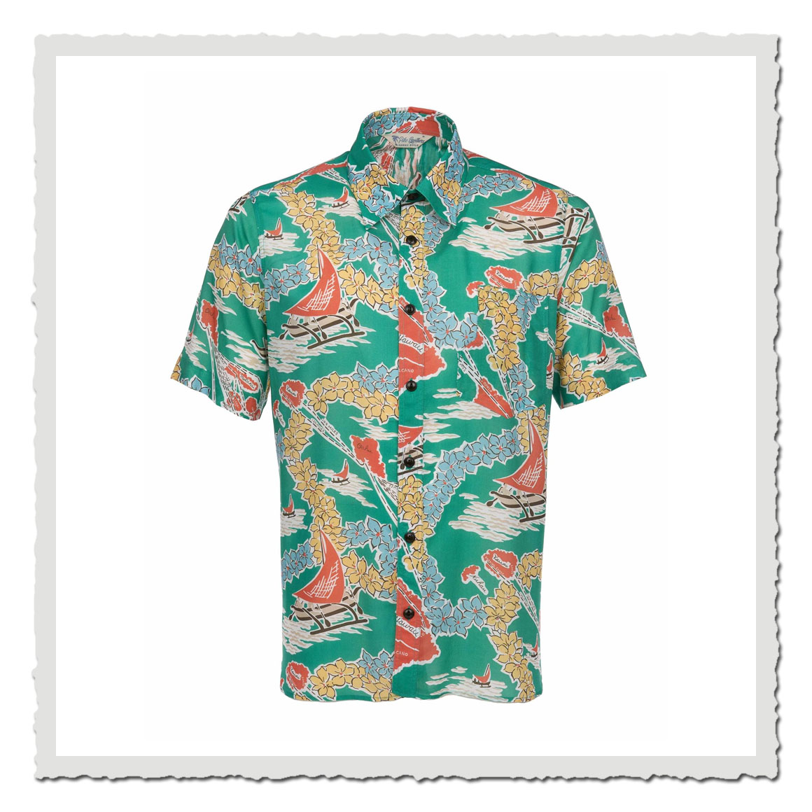 1937 Roamer Shirt Short Sleeve Hapuna green