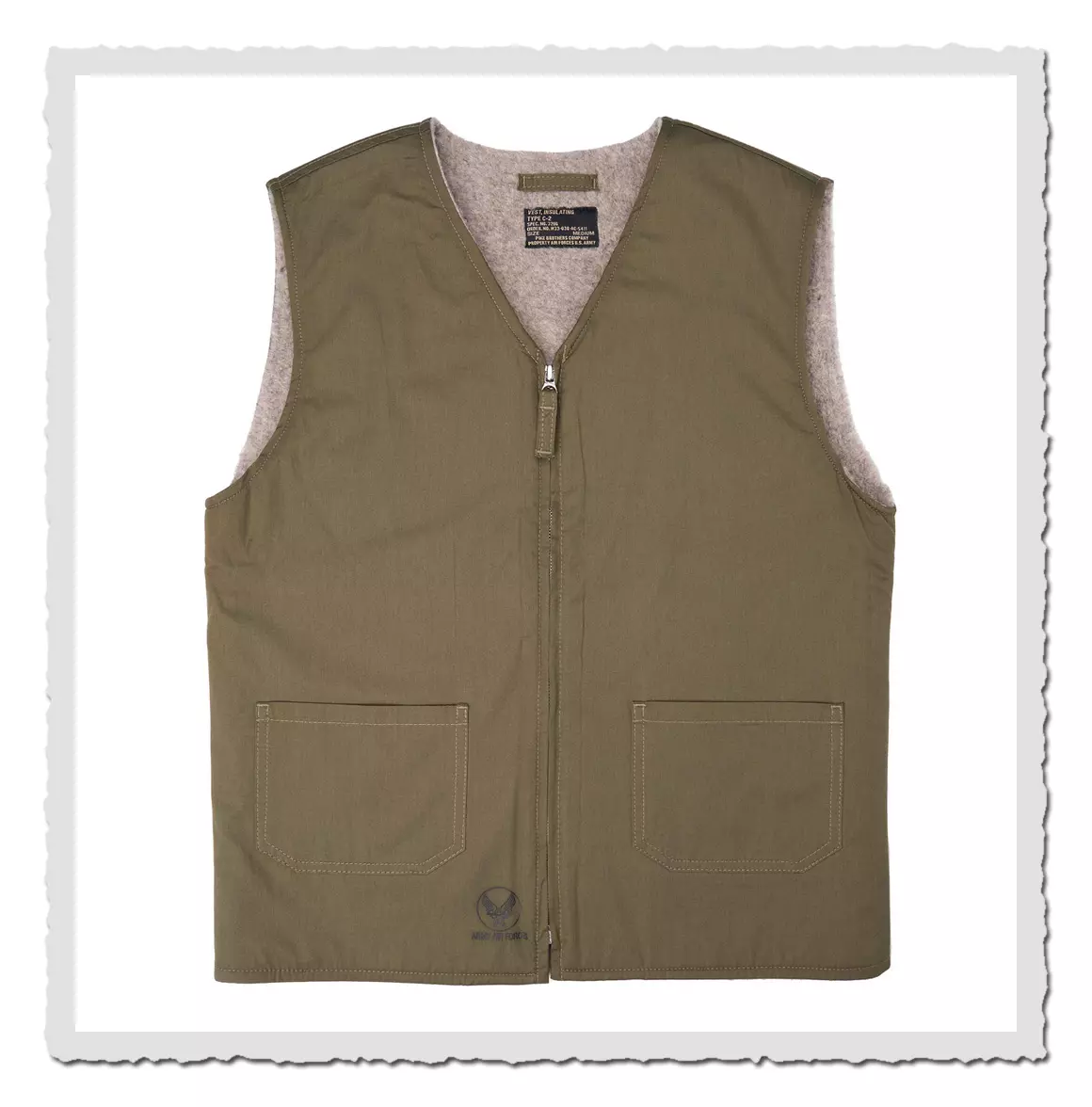 1942 C2 Vest olive drab