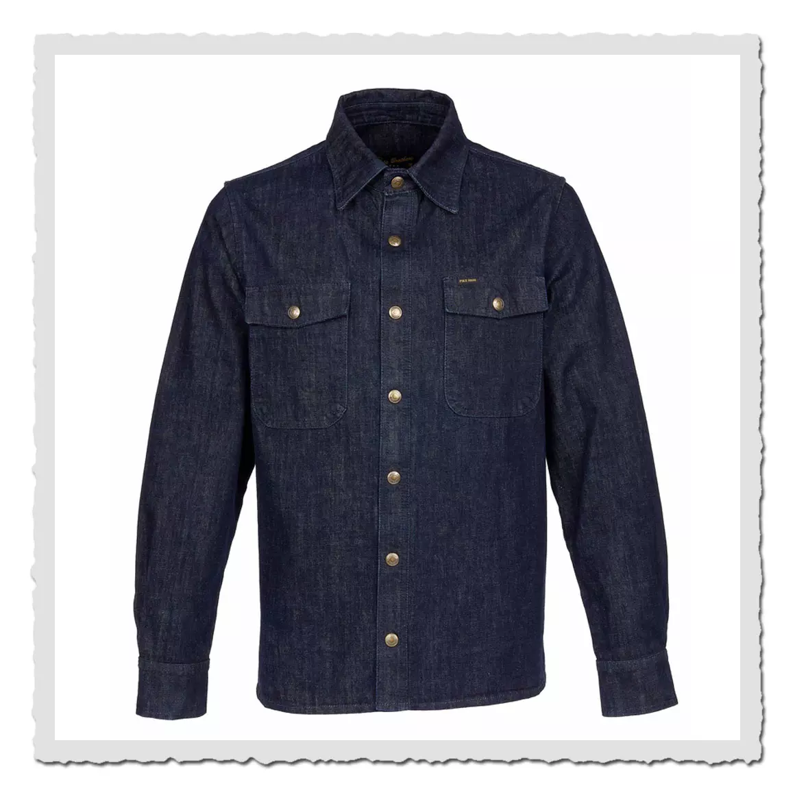 Pike Brothers 1943 CPO Shirt 12oz indigo – Denim Hemd Herren blau robust