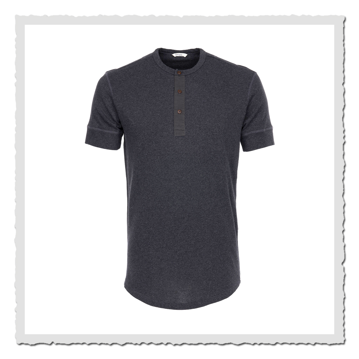 1927 Henley Short Sleeve iron grey