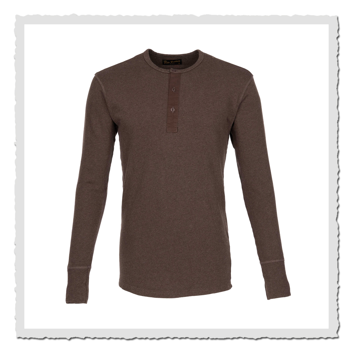 1954 Utility Shirt Long Sleeve brown melange