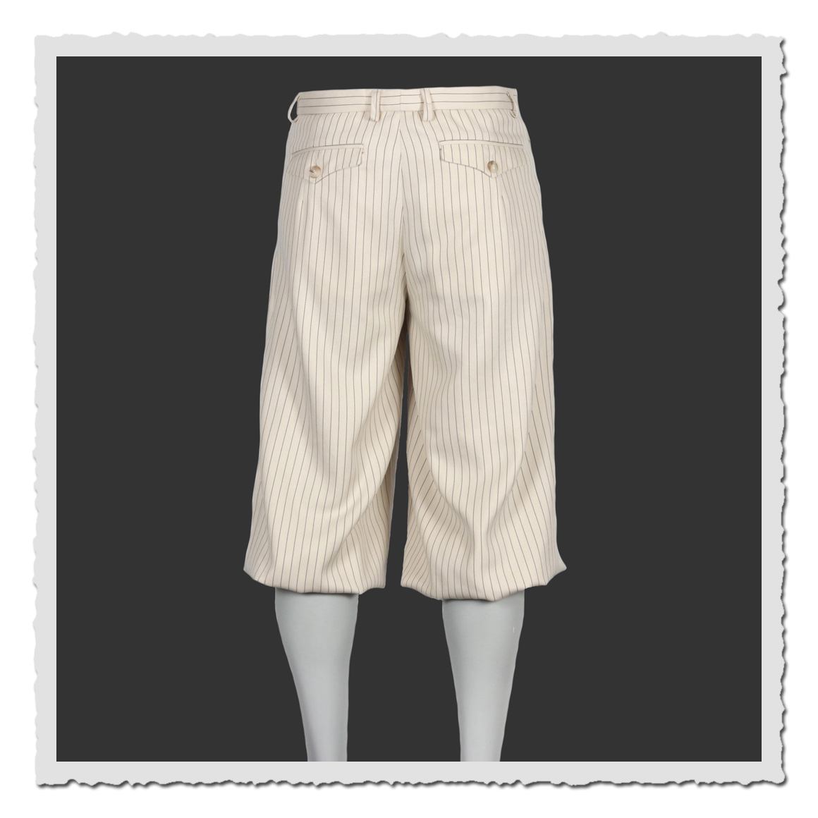 Retronia Retrohose Friedrich elfenbein – klassische Knickerbocker für 1920er bis 1950er Jahre Look
