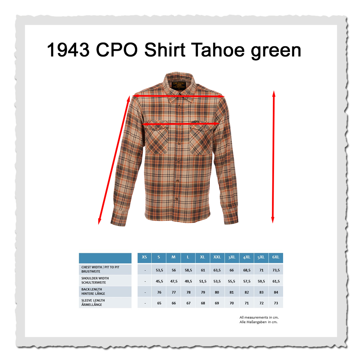 1943 CPO Shirt Tahoe green