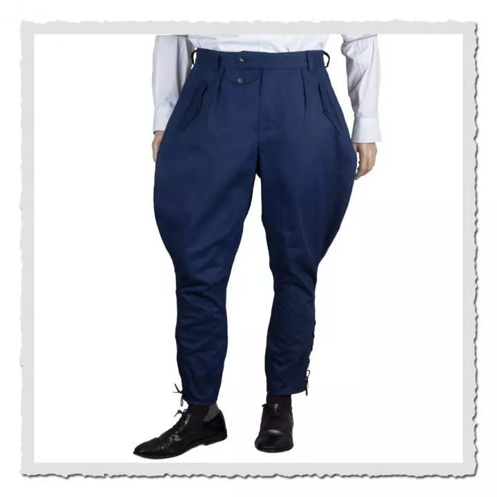Breeches Komet herringbone blau