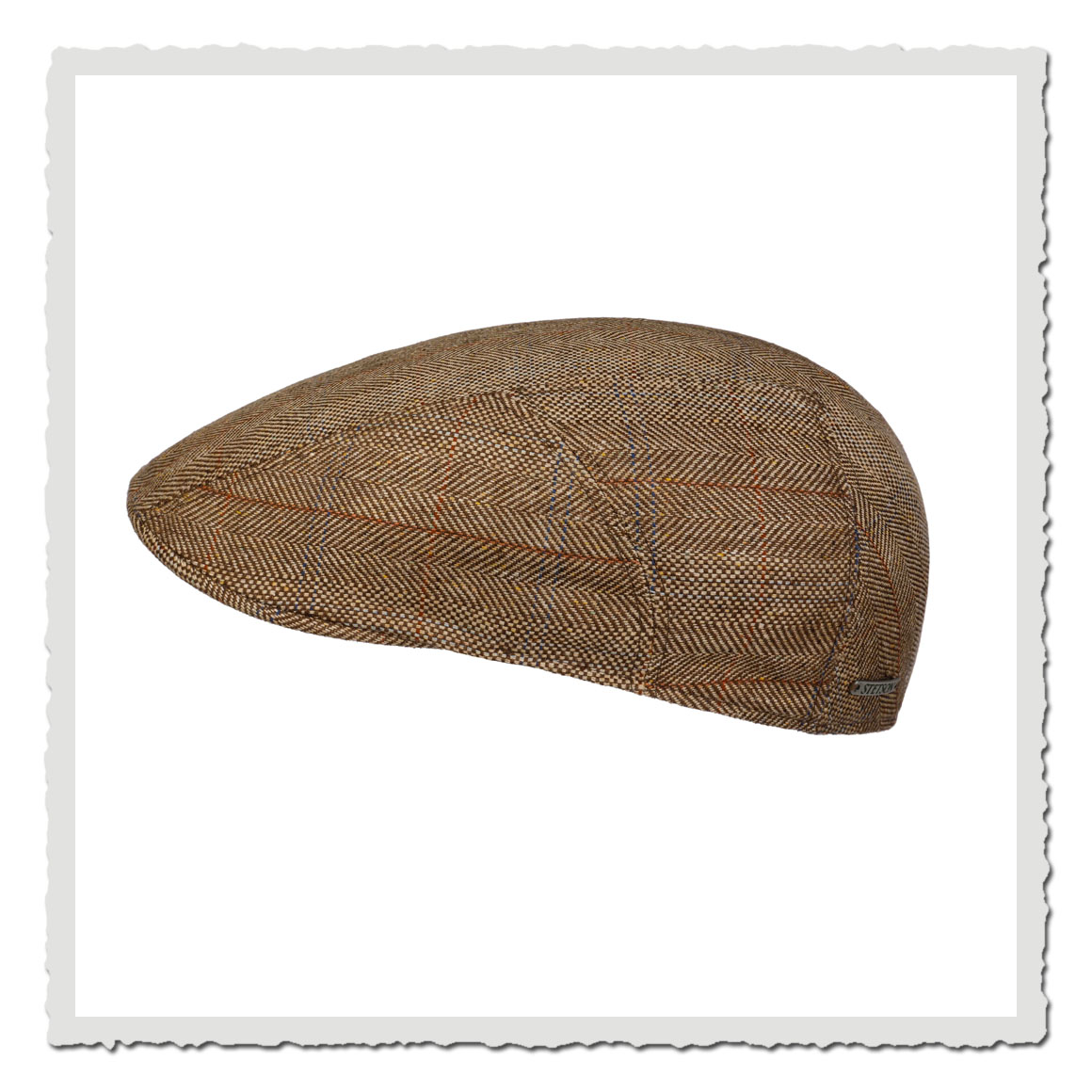 Ivy Cap Silk Linen brown & beige