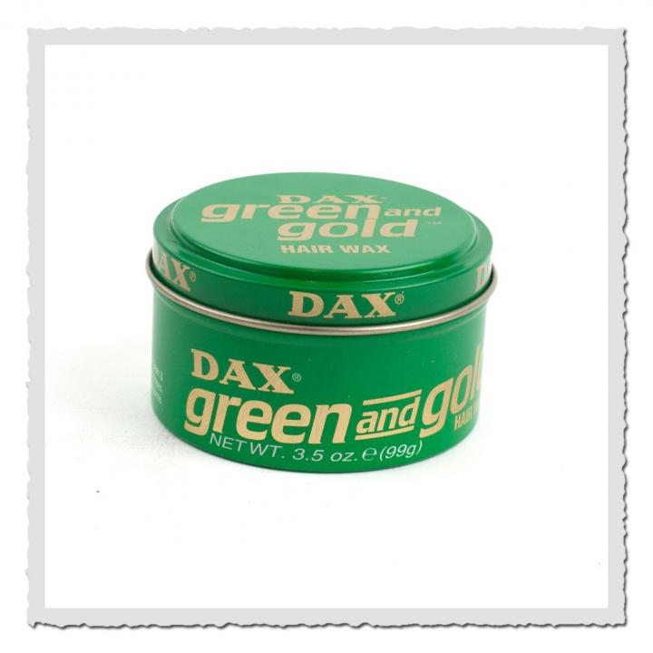 DAX-green-and-gold DAX Green and Gold Pomade – mittlerer Halt & Glanz für klassische Männerfrisuren