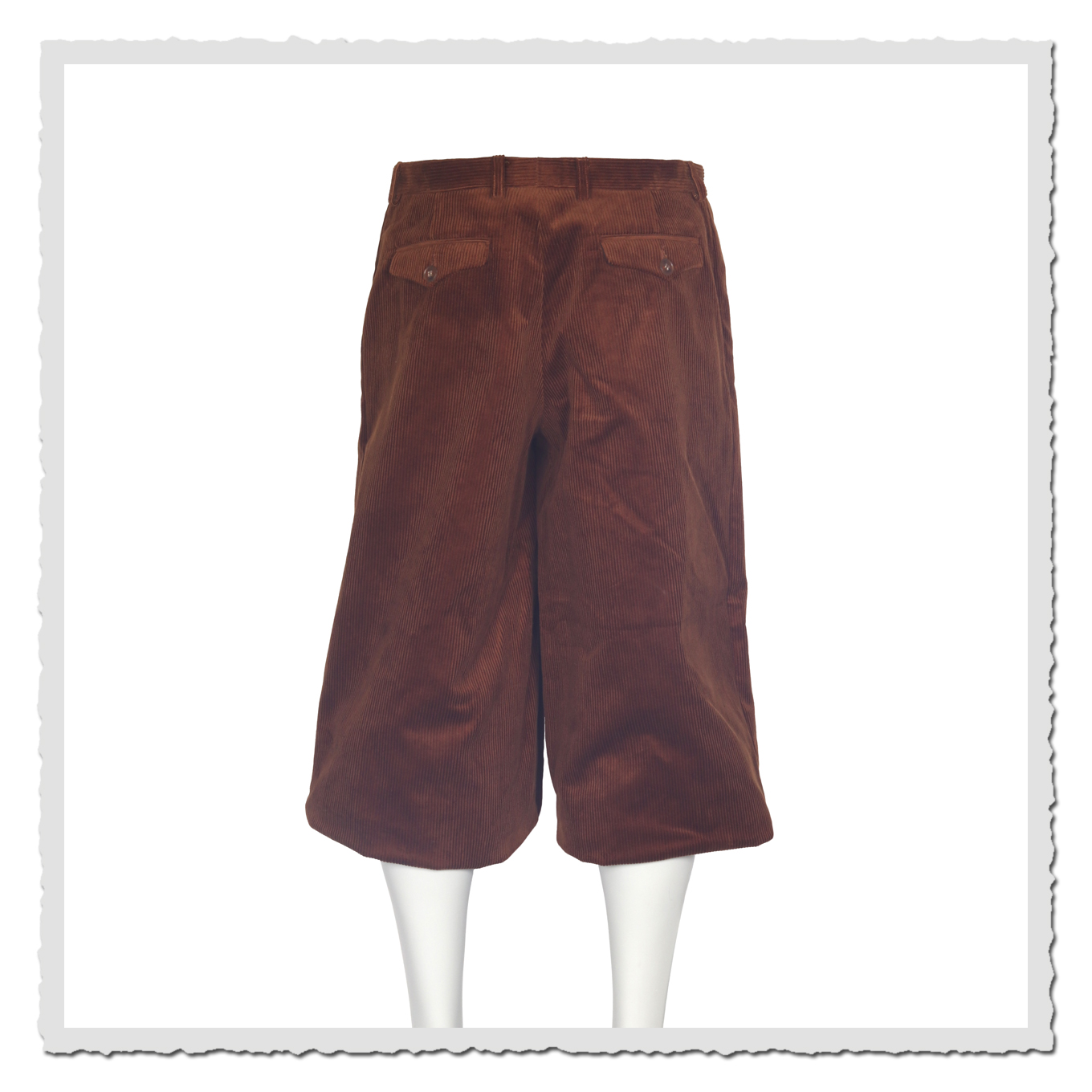 Knickerbocker Karl Cord braun – Vintage Hose Herren für 1920er bis 1950er Jahre Events