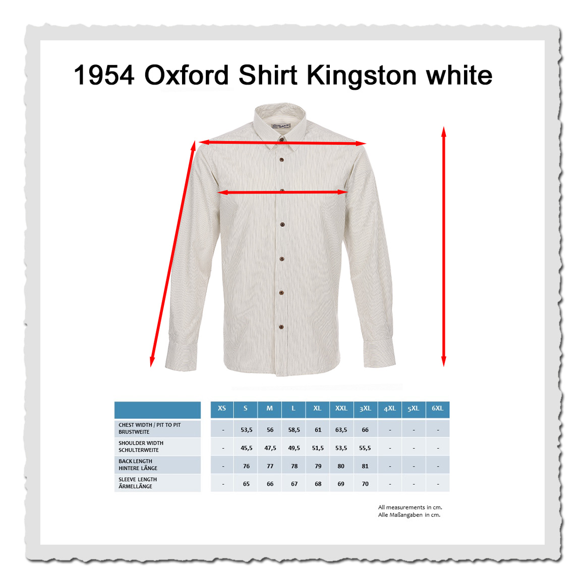 1954 Oxford Shirt Kingston white