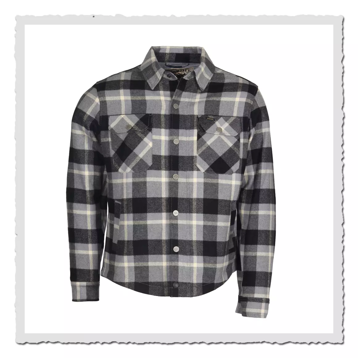 Rokker Memphis Rider Shirt Grey